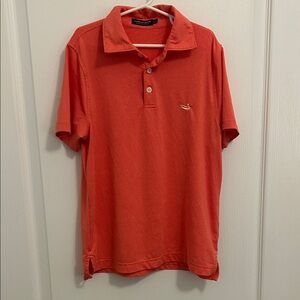 Southern Marsh Vibrant Orange Polo Shirt